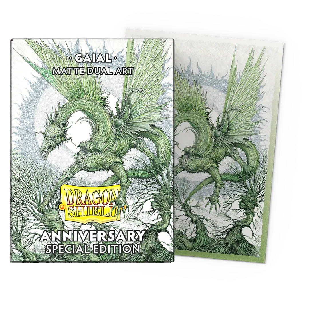 Dragon Shield - Matte Dual Art Sleeves - Gaial - Anniversary Special Edition - Standard Size