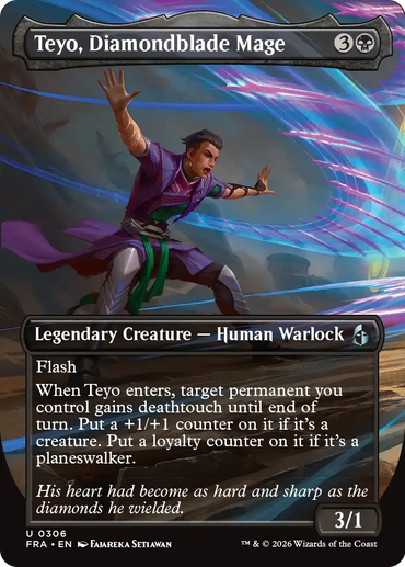 Teyo, Diamondblade Mage (Borderless) [Reality Fracture]
