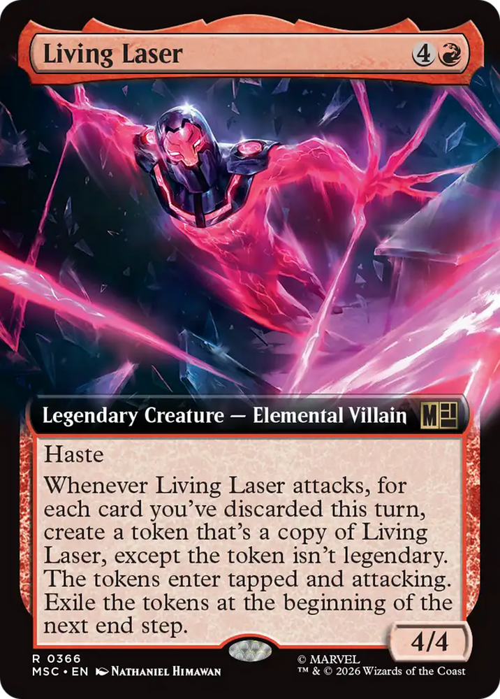 Living Laser (Extended Art) [Marvel Super Heroes Commander]
