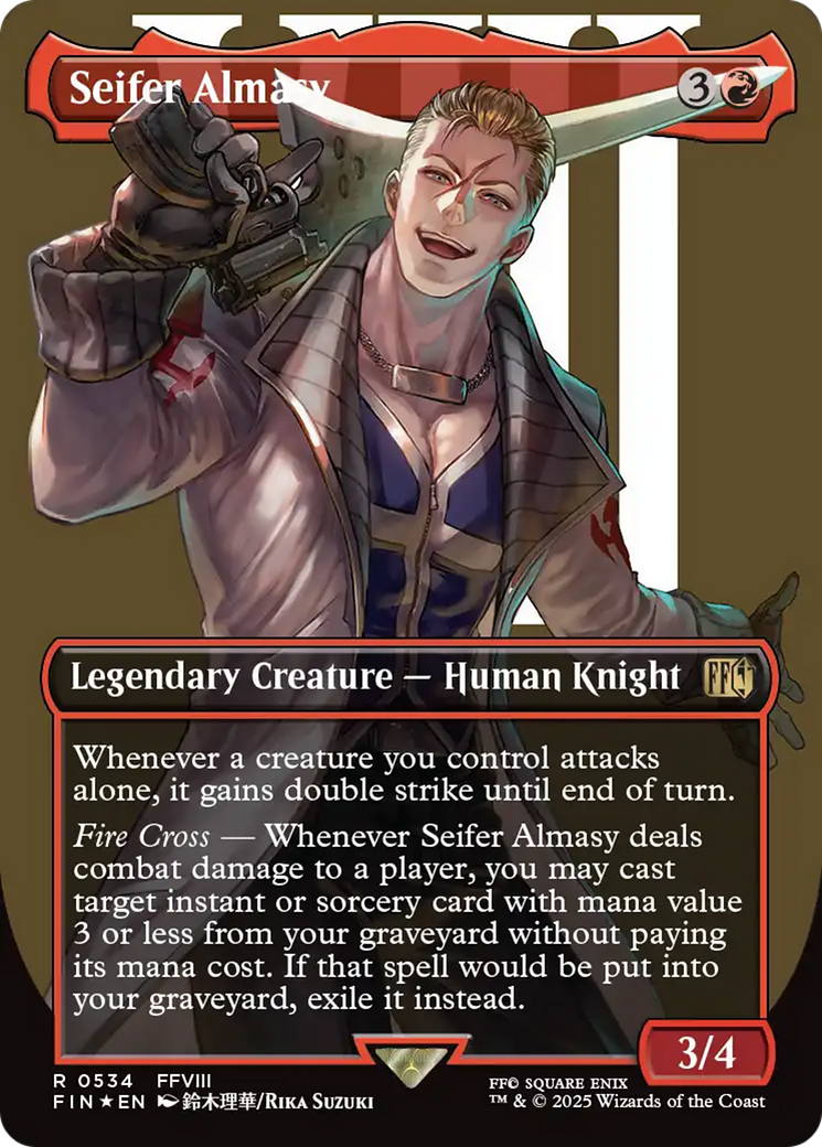 Seifer Almasy (Borderless) (Surge Foil) [FINAL FANTASY]