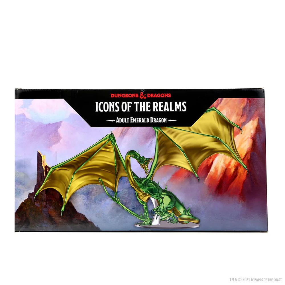 Wizkids - D&D - Icons of the Realms - Adult Emerald Dragon