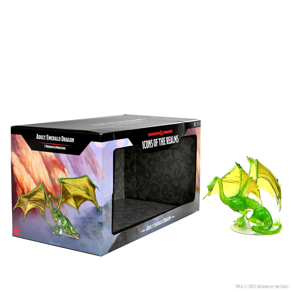 Wizkids - D&D - Icons of the Realms - Adult Emerald Dragon