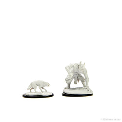 Wizkids D&D Nolzur's Marvelous Miniatures: Jackalwere & Jackal