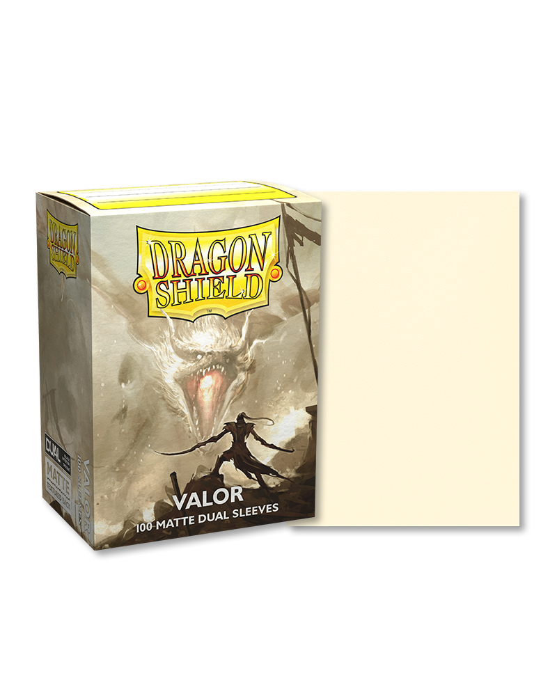 Dragon Shield - Valor - 100 Matte Dual Sleeves - Standard Size