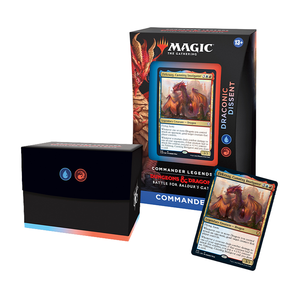 MTG - Commander Legends D&D Battle for Baldur's Gate (CLB) - Draconic Dissent - Commander Deck