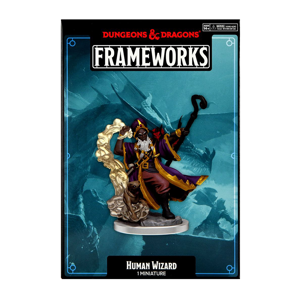 Wizkids - D&D - Frameworks - Male Human Wizard