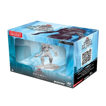 Wizkids D&D Nolzur's Marvelous Miniatures: Ice Troll - Paint Night Kit