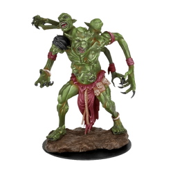 Wizkids D&D Nolzur's Marvelous Miniatures: Dire Troll - Paint Night Kit , Grey