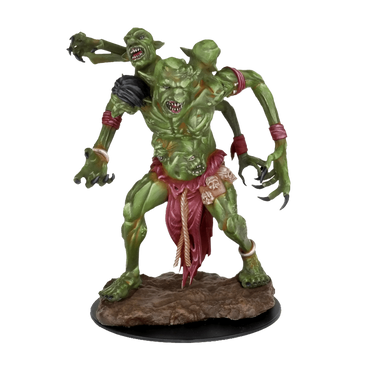 Wizkids D&D Nolzur's Marvelous Miniatures: Dire Troll - Paint Night Kit , Grey