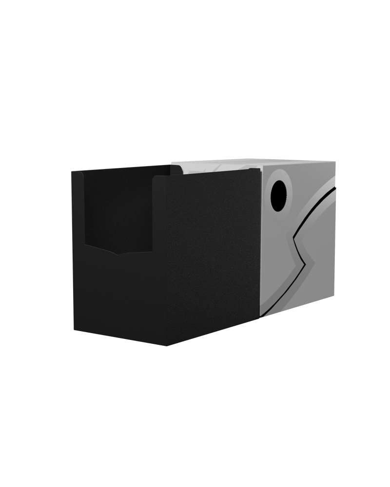 Dragon Shield - Double Shell - Ashen White/Black - Deck Box