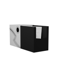 Dragon Shield - Double Shell - Ashen White/Black - Deck Box