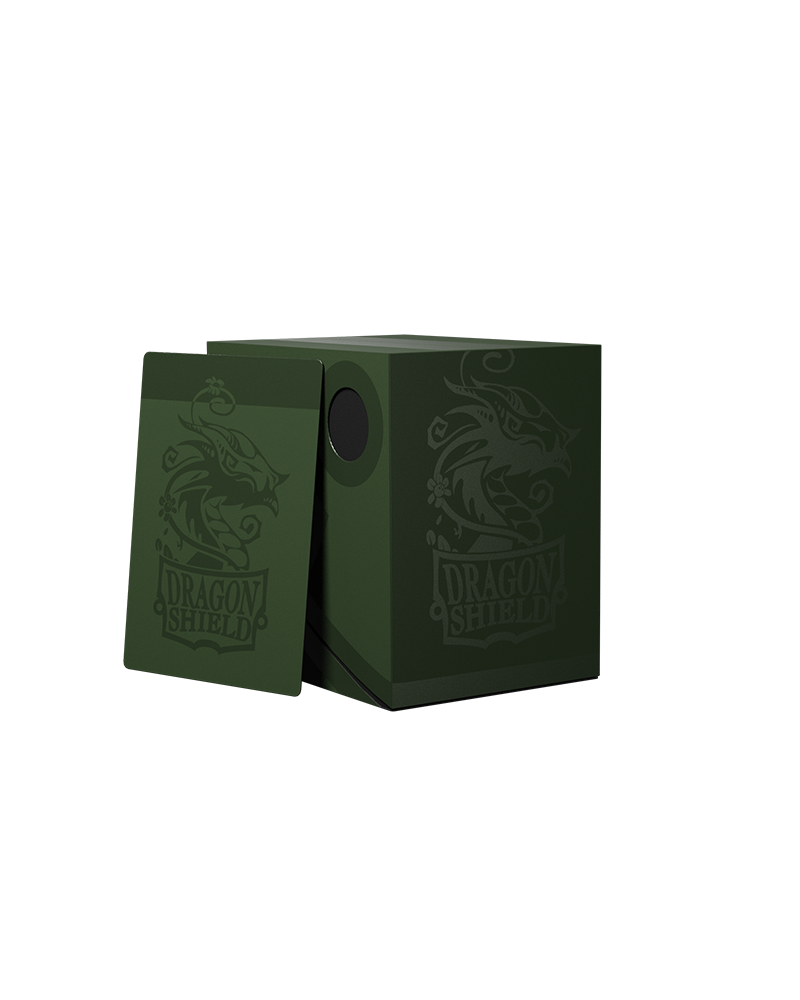 Dragon Shield - Double Shell - Forest Green/Black - Deck Box
