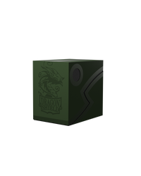 Dragon Shield - Double Shell - Forest Green/Black - Deck Box