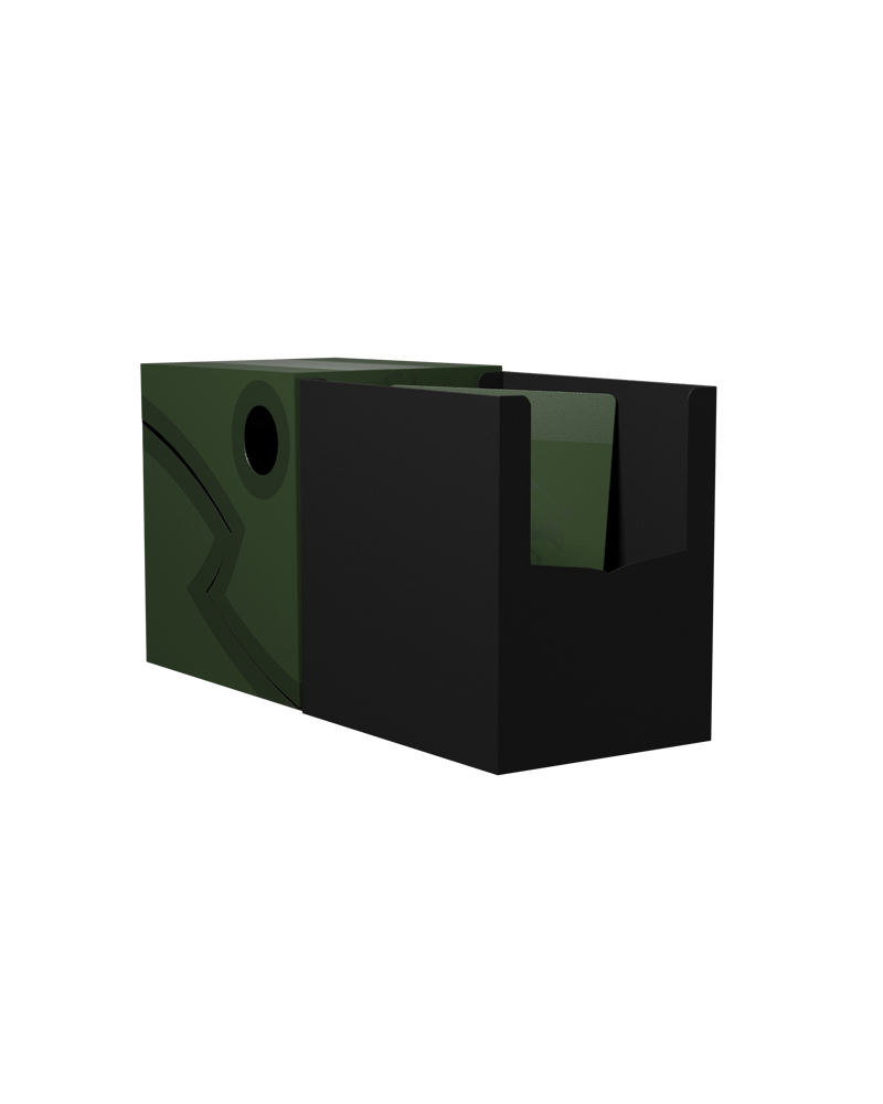 Dragon Shield - Double Shell - Forest Green/Black - Deck Box